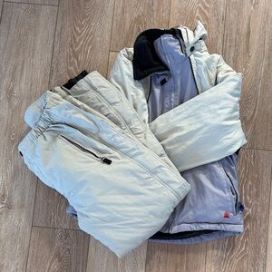Women's Cream Ski & Snow Jacket